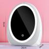 GIENEX Display Boxes Cosmetics Storage Box Led Light Vanity Mirror Makeup Oganizer Desktop Portable USB Makeup Case view 2