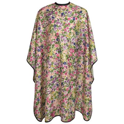 Salon Cape for Women, Hair Cutting Cape with Snaps, Professional Large Barber Stylist Hairdresser Cape, Waterproof & Light Weight & Machine Washable- 63 56 (Floral)