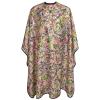 Salon Cape for Women, Hair Cutting Cape with Snaps, Professional Large Barber Stylist Hairdresser Cape, Waterproof & Light Weight & Machine Washable- 63 56 (Floral) view 1