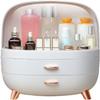 GIENEX Drawer Makeup Organizer Transparent Plastic Cosmetic Storage Box Desktop Dust-Proof Jewelry Nail Polish Boxes view 2