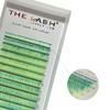 THE LASH SUPPLY Halloween Color Volume Eyelash Extensions, CC Curl, 13-18mm Length, 0.07 Thickness Multi Color, Natural and Long-lasting Curl, Mixed Color Pack, Professional Use Only view 1