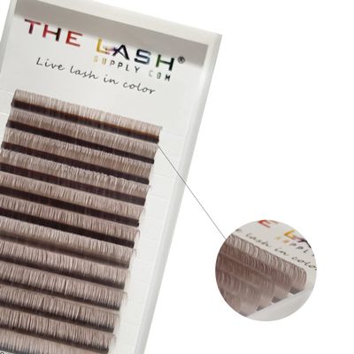 THE LASH SUPPLY Halloween Color Volume Eyelash Extensions, CC Curl, 13-18mm Length, 0.07 Thickness Multi Color, Natural and Long-lasting Curl, Mixed Color Pack, Professional Use Only