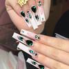 XXL No C Curve Nail Tips for Acrylic Nails Professional, 600PCS Clear Tapered Square Nails Tips Straight Flat Nails Tips, Extra Long Half Cover Acrylic Nail Tips for Nail Salon and DIY 12 Sizes view 3