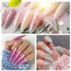 600PCS No C Curve Stiletto Nail Tips, XXXL Extra Long Stiletto Full Cover Nail Tips for Acrylic Nails Professional, 3XL Clear Flattened Fake Nail for Salons Home DIY Nail Art 12 Sizes view 3