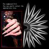 600PCS No C Curve Stiletto Nail Tips, XXXL Extra Long Stiletto Full Cover Nail Tips for Acrylic Nails Professional, 3XL Clear Flattened Fake Nail for Salons Home DIY Nail Art 12 Sizes view 4