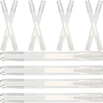 FOMIYES 12pcs Nail Oil Pen Applicators Refillable Liquid Tubes for Nail Care Lip Gloss and Cosmetics Portable Brush Pens for Easy Application