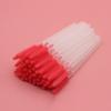 100 pcs Disposable Eyebrow Brush Mascara Wand Applicator Cosmetic Brushes Eyebrow Comb for Eyelash Extension (watermelon red) view 1
