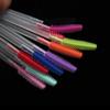 100 pcs Disposable Eyebrow Brush Mascara Wand Applicator Cosmetic Brushes Eyebrow Comb for Eyelash Extension (watermelon red) view 3