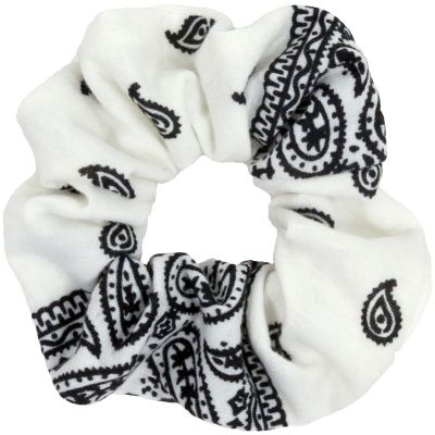 Bandana White Cotton - Cute Handmade U Pick Scrunchies Gymnastics Pack Velvet Satin Hair Scrunchie Lot
