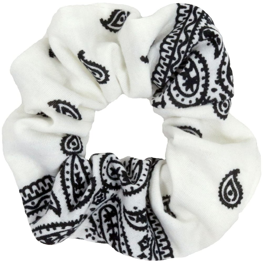 Bandana White Cotton - Cute Handmade U Pick Scrunchies Gymnastics Pack Velvet Satin Hair Scrunchie Lot