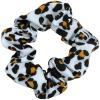 Cheetah White Cotton - Cute Handmade U Pick Scrunchies Gymnastics Pack Velvet Satin Hair Scrunchie Lot view 1