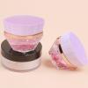 2pcs Foundation Brush Set with Storage Box, Portable Exquisite Makeup Brush with Curved Brush Head, Skin Friendly Soft Bristles Liquid Cream Brush, Multipurpose Cosmetic Tool Purple view 1