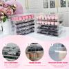 Guolich 5 Tier Nail Art Decoration Storage BoxAcrylic Make Up&Jewelry Organizer with Drawers, Cosmetic Storage for Dresser Countertop and BathroomTransparent Acrylic Nail Art Jewelry Accessories view 3