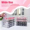 Guolich 5 Tier Nail Art Decoration Storage BoxAcrylic Make Up&Jewelry Organizer with Drawers, Cosmetic Storage for Dresser Countertop and BathroomTransparent Acrylic Nail Art Jewelry Accessories view 4