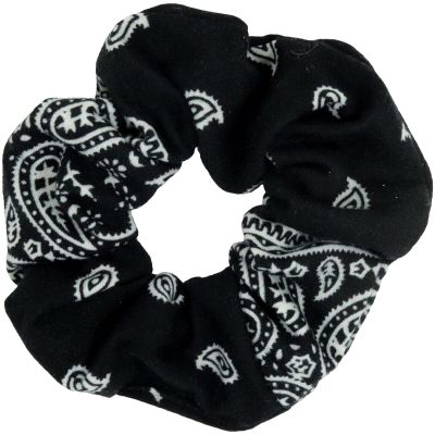 Bandana Black Cotton - Cute Handmade U Pick Scrunchies Gymnastics Pack Velvet Satin Hair Scrunchie Lot