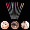 100 pcs Disposable Eyebrow Brush Mascara Wand Applicator Cosmetic Brushes Eyebrow Comb for Eyelash Extension (pink) view 3