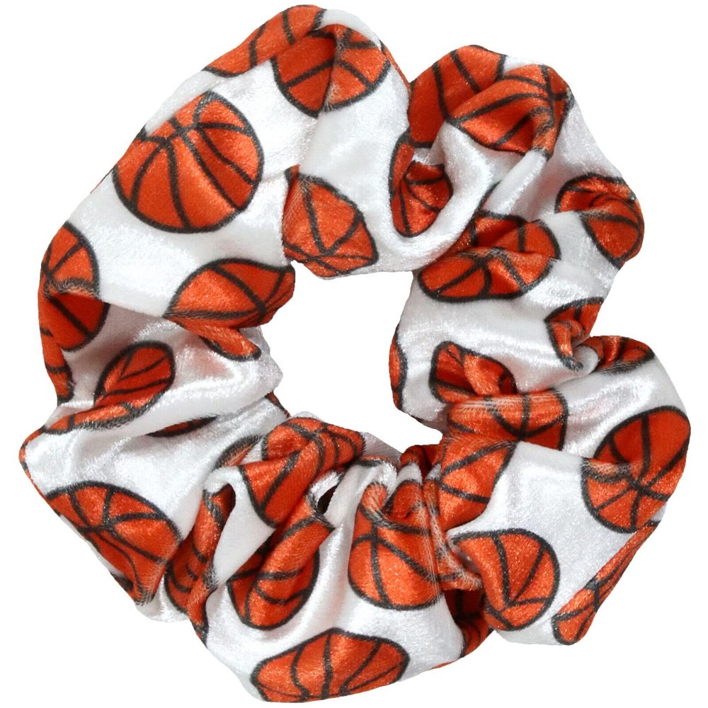 Basketball - Cute Handmade U Pick Scrunchies Gymnastics Pack Velvet Satin Hair Scrunchie Lot