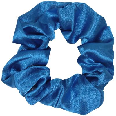 Blue Satin - Cute Handmade U Pick Scrunchies Gymnastics Pack Velvet Satin Hair Scrunchie Lot