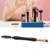 Double Ended Eyebrow Brush, Portable Spiral Eyebrow Eyelash Brush, Multipurpose Angled Brush with Dustproof Cover, Easy to Use Mascara Brush Brow Brush for Beginners Makeup Lovers view 4