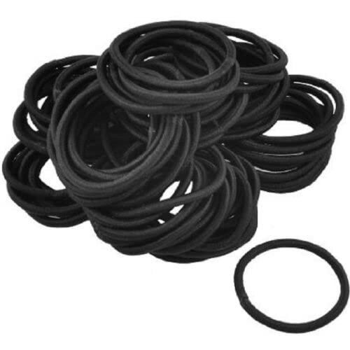 100 Thick Hair Ties Elastics Ponytail Holders Elastic Bands Bulk Lot Wholesale