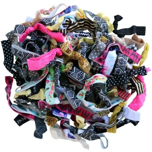 300 Hair Ties Elastic Ponytail Holder Bands EMI Accessories No Crease Lot Jay