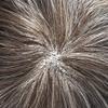 Toupee for Men Human Hair Replacement Systems Full French Lace Mens Toupee Hairpieces Bleached Knots Swiss lace Hair Systems for Men All Lace Male Wig Unit(7X9"-120% density#240 Darkest Brown with 40% Gray ) view 4