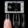 Modelones Medium Square Nail Tips - 510Pcs Fake Nails Gel Tips Pre-shaped Half Matte Full Cover Acrylic Gel Kit Press on Manicure Extension Art DIY Salon 15 Sizes view 1