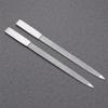 FOMIYES 3pcs Stainless Steel Nail Files Nail Trimming Tools for Salon and Home Use Double-Sided Fingernail Files for Natural view 3