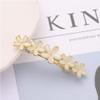 Vintage Hair Barrettes, Handmade Opal Hair Clips French Crystal Flower Hairpin Hair Accessories for Women Girl view 3