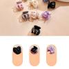 10pcs Little Hair Clips,Cute Claw Clips Non Slip Hair Clamps Barrettes Hair Styling Accessories for Teens Women (Purple) view 4