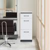 BarberPub Storage Cabinet for Barber Salon, Organizer with Tool Drawers for Hair Styling, Multi-Use Beauty Equipment, 2002 (White) view 2