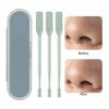 clinmday Nose Hair Trimmer,Double-Head Manual 360 Degree Rotating,Manual Cleaning Nostril,Nose Hair Trimming Tool Beauty Care for Men and Women Yellow 2pcs view 4
