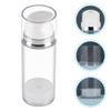 Beavorty 2pcs Airless Pump Bottle Transparent Refillable Lotion Container for Travel Cream and Shampoo Dispenser and Lightweight Design for Toiletries view 4