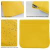 4Pcs Pocket Cosmetic Bag for Purses, Leather Small Makeup Bag Cosmetic Pouch for Women, Portable No Zipper Makeup Pouch Coin Purse Jewelry Pouch Travel Storage for Cosmetics Headphones Jewelry view 2