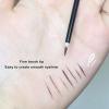 100 Pack Disposable Eyeliner Brush with Storage Box, Disposable Eyeliner Applicator for Eyeliner Bottles and Eyeliner Creams, Makeup Tool with Thin Brush Tip for Lip Liner Eye Liner view 2