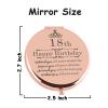 18th Birthday Gifts for Girls Rose Gold Compact Makeup Mirror 18 Year Old Girl Birthday Gift 18th Birthday Gift for Daughter Granddaughter Niece Sister Friends 18th Birthday Present for Girls view 4