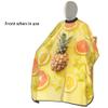 Custom Hair Cutting Cape, Personalized Kids Haircut Cape with Adjustable Neckline, Custom Barber Cape with Your Image/Logo/Text, Hairdressing Apron for Home Salon and Barbershop view 3