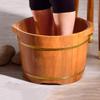 Katzowen Handmade Wooden Footbath Tubs, Foot Relaxing Barrel Foot Bath Spa Bowl for Feet Stress Relief view 2