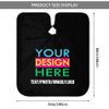 Custom Hair Cutting Cape, Personalzied Photo Barber Cape with Adjustable Neckline, Design Haircut Cape with Your Image/Logo/Text, Hairdressing Apron for Home Salon and Barbershop view 4