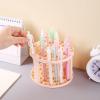 ANGGREK Makeup Brush Holder,Makeup Brush Holder,49 Hole Large Capacity Multifunctional Nail Brush Holder Round Makeup Brush Organizer Brush Pencil and other Makeup Brush Drying view 2