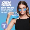 Generation Skin Eye Patches for Dark Circles and Puffiness, Under Eye Mask with Hyaluronic Acid and Marine Algae, Vegan and Cruelty-Free Under Eye Patches, Marine Algae Eye Masks, 5-Pack view 2