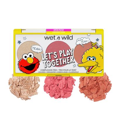 wet n wild x Sesame Street, LetS Play Together- Complexion Trio, Perfect Pair