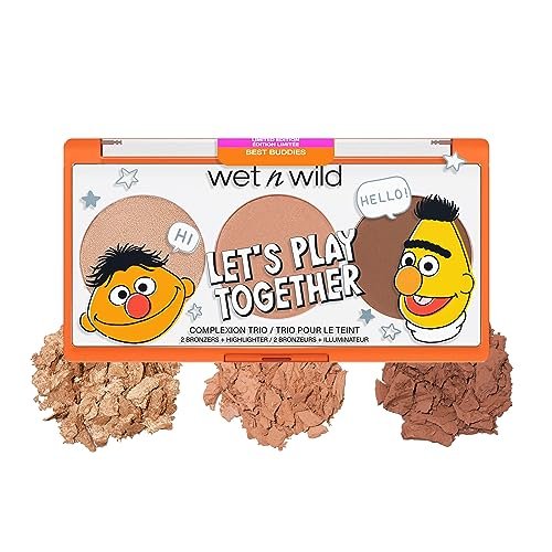 wet n wild x Sesame Street, LetS Play Together, Complexion Trio Best Buddies