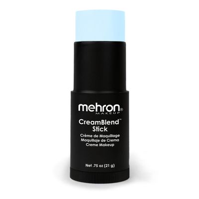 Mehron Makeup CreamBlend Stick | Face Paint, Body Paint, & Foundation Cream Makeup | Perfect for Halloween .75 oz (21 g) (Pastel Blue)