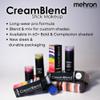 Mehron Makeup CreamBlend Stick | Face Paint, Body Paint, & Foundation Cream Makeup | Perfect for Halloween .75 oz (21 g) (Pastel Blue) view 4