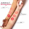 M2U NYC Pink Shimmer Cream Blush Stick  3-in-1 Cream Blush for Cheeks, Lips & Eyes  Natural Dewy Finish with Shimmer  Lightweight Blusher for Cheeks, Buildable Formula Infused with Shea Butter view 4