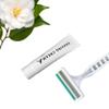 50 Pack Shave kit in Bulk 3 Blades Shave Disposable Razor with Protective Cap 12g Cream Individually Wrapped Paper Box for Hotel,Airbnb, Homeless,Shelter Camping Travel On The Go view 2