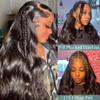 13x4 Body Wave Lace Front Wigs Human Hair for Black Women 150% Density HD Lace Front Wigs Human Hair Pre Plucked with Baby Hair Natural Hairline Brazilian Virgin Human Hair Wigs (28 Inch) view 3