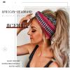 Acenail African Floral Boho Cotton Headbands for Women - Wide Knotted Turban Hairbands, Elastic Non-Slip Hairbands for Workout, Running, Yoga, Bohemian Hair Accessories Pack of 4 (#2 Gorgeous) view 4