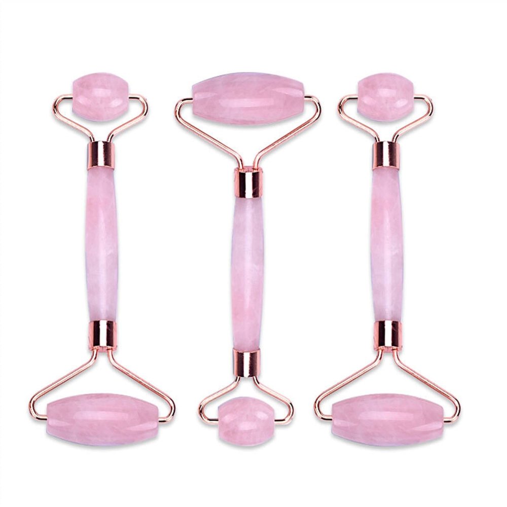 KENID Quartz Massage Stone Face Slimming Tool Rollers Wrinkle Remover Roller for Skin Cellulite Beauty 1Pcs (Color : with White Box)